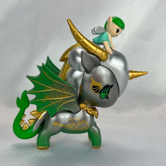 Tokidoki Unicorno Fairy Series Dragon Fairy 3” Vinyl Figure New w/ Box & Sticker - Picture 7 of 7